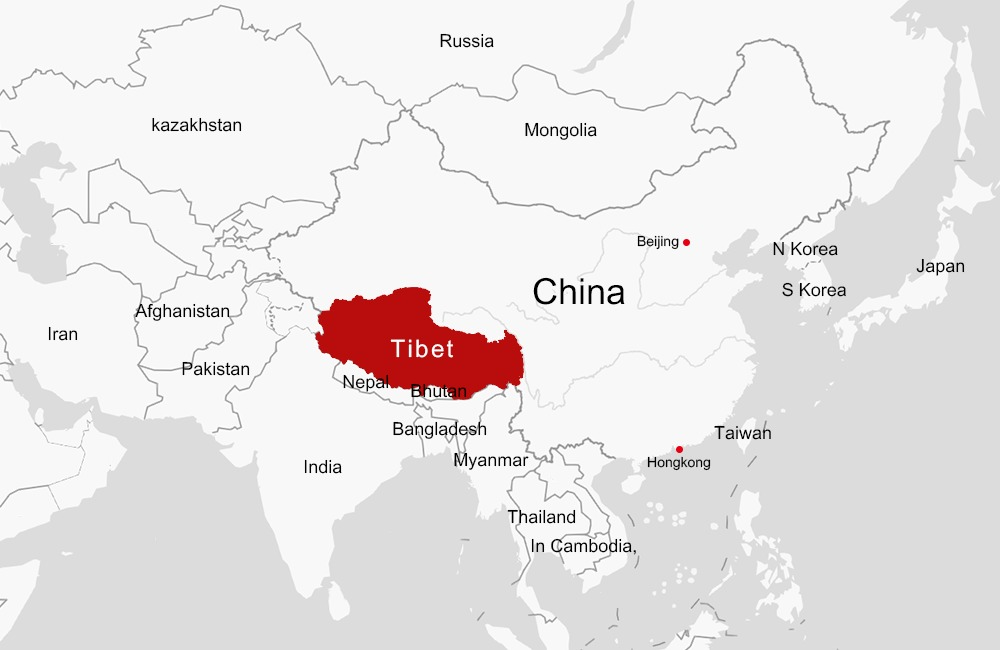 Where is Tibet located